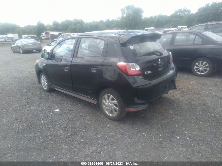 2021 MITSUBISHI MIRAGE ES/LE/CARBONITE EDITION - ML32AUHJ0MH006367