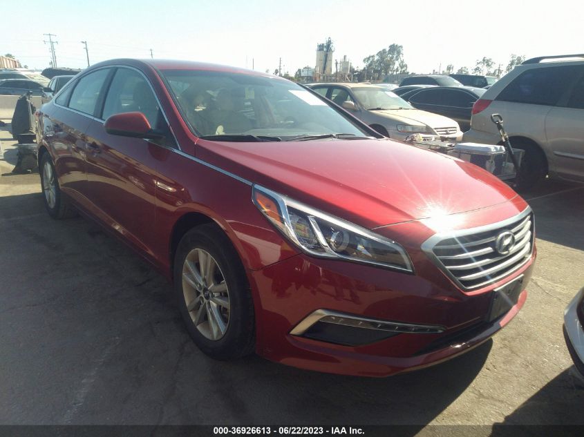 2015 HYUNDAI SONATA 2.4L SE - 5NPE24AF9FH087127