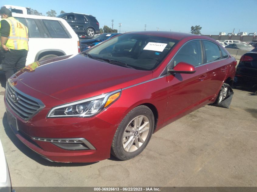 2015 HYUNDAI SONATA 2.4L SE - 5NPE24AF9FH087127