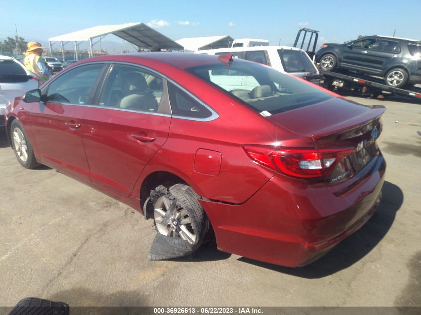 2015 HYUNDAI SONATA 2.4L SE - 5NPE24AF9FH087127