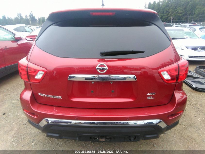 2017 NISSAN PATHFINDER SL - 5N1DR2MM5HC688311
