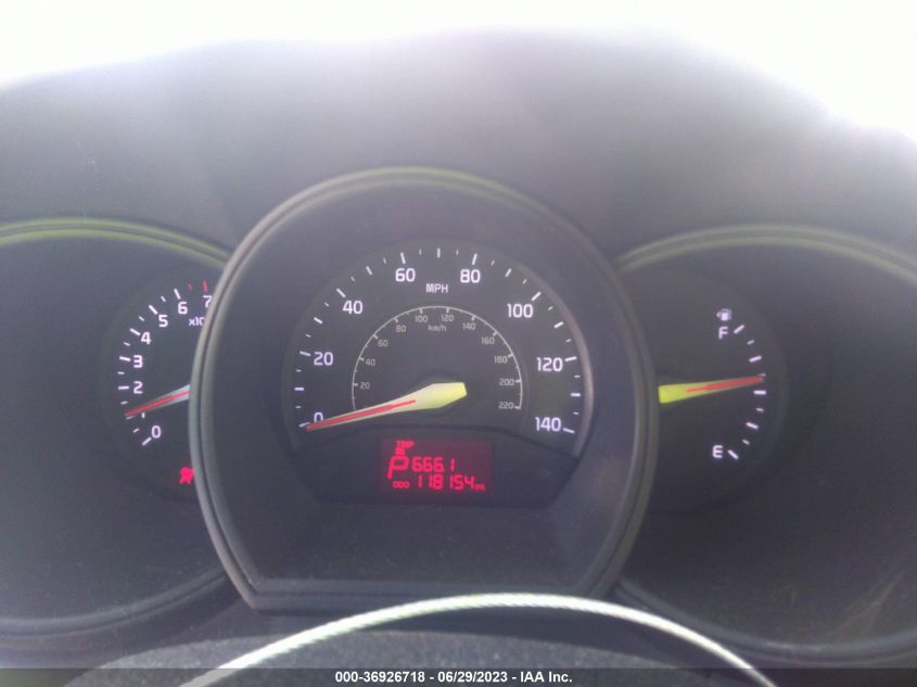 2013 KIA RIO EX - KNADN5A3XD6208833