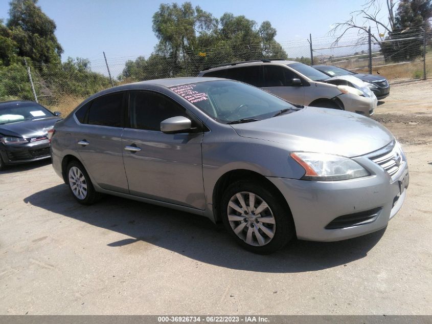 2014 NISSAN SENTRA S - 3N1AB7AP3EL689337