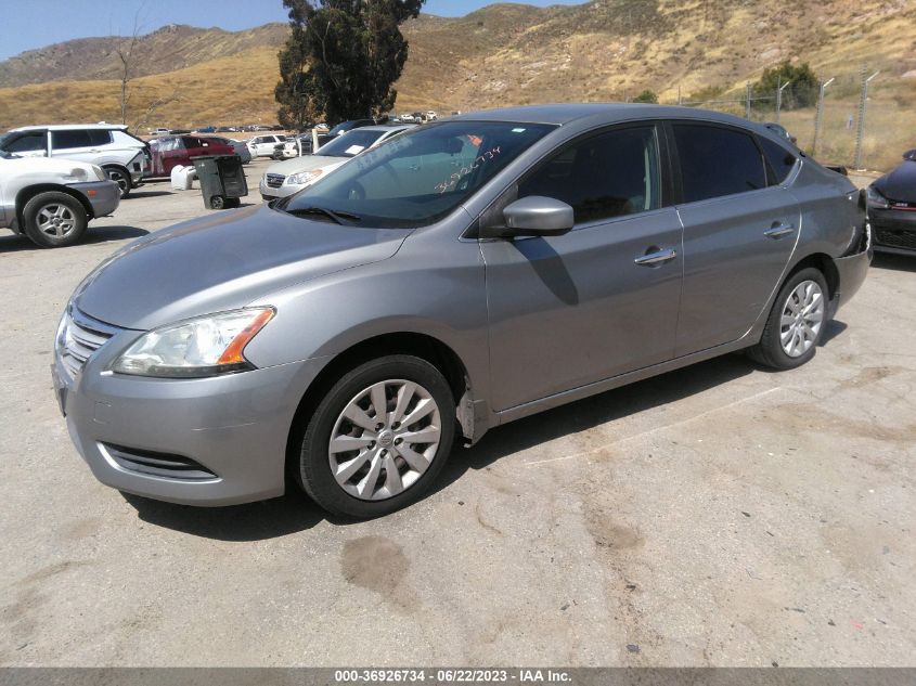 2014 NISSAN SENTRA S - 3N1AB7AP3EL689337