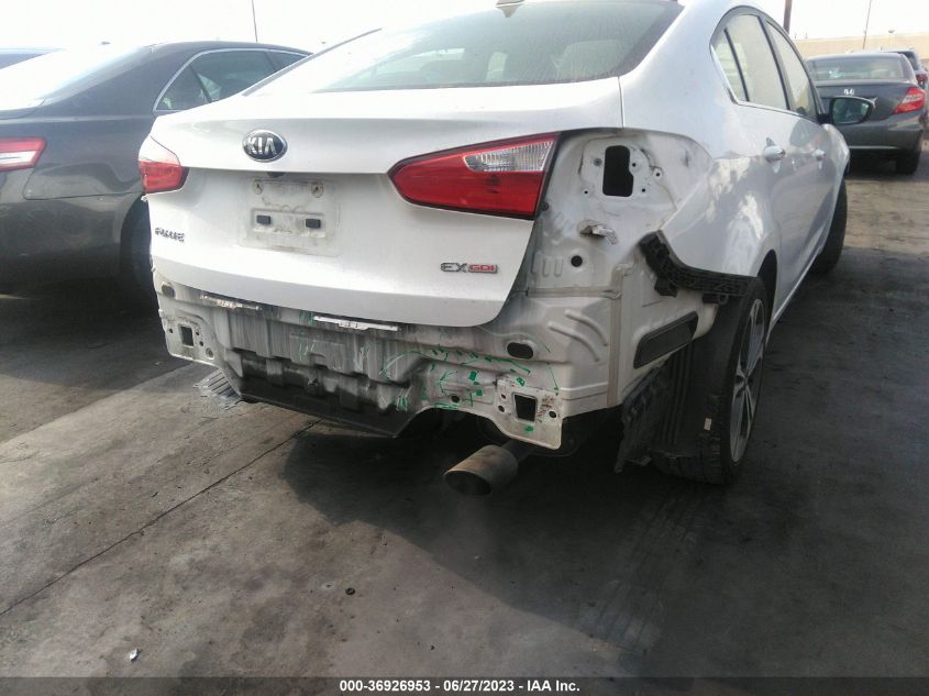 2016 KIA FORTE EX - KNAFX4A85G5463313