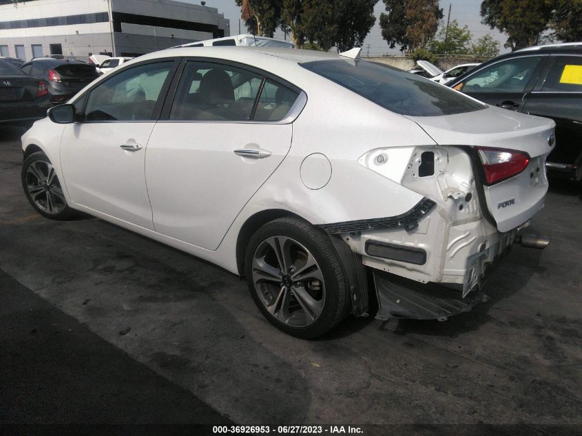 2016 KIA FORTE EX - KNAFX4A85G5463313