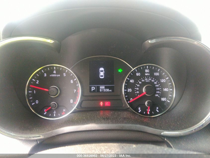 2016 KIA FORTE EX - KNAFX4A85G5463313