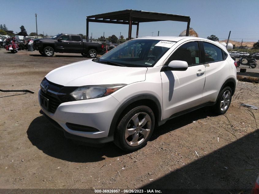 2016 HONDA HR-V LX - 3CZRU5H32GM701955