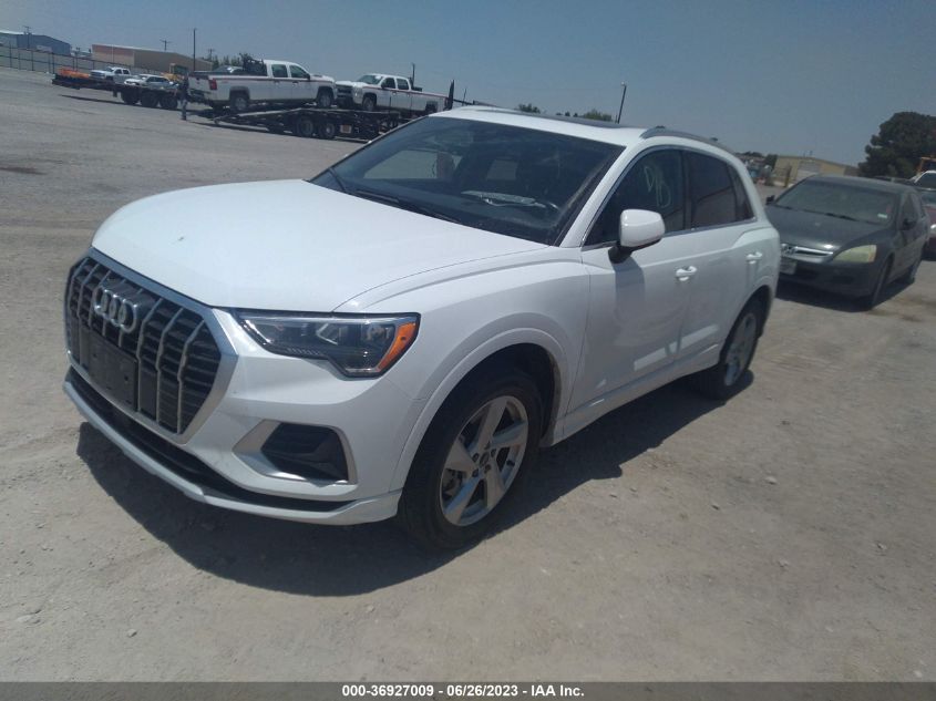 VIN WA1AUCF39M1063376 2021 AUDI Q3 no.2