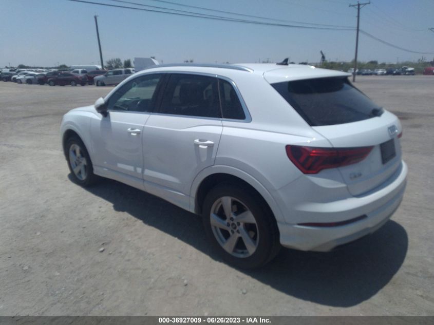 VIN WA1AUCF39M1063376 2021 AUDI Q3 no.3