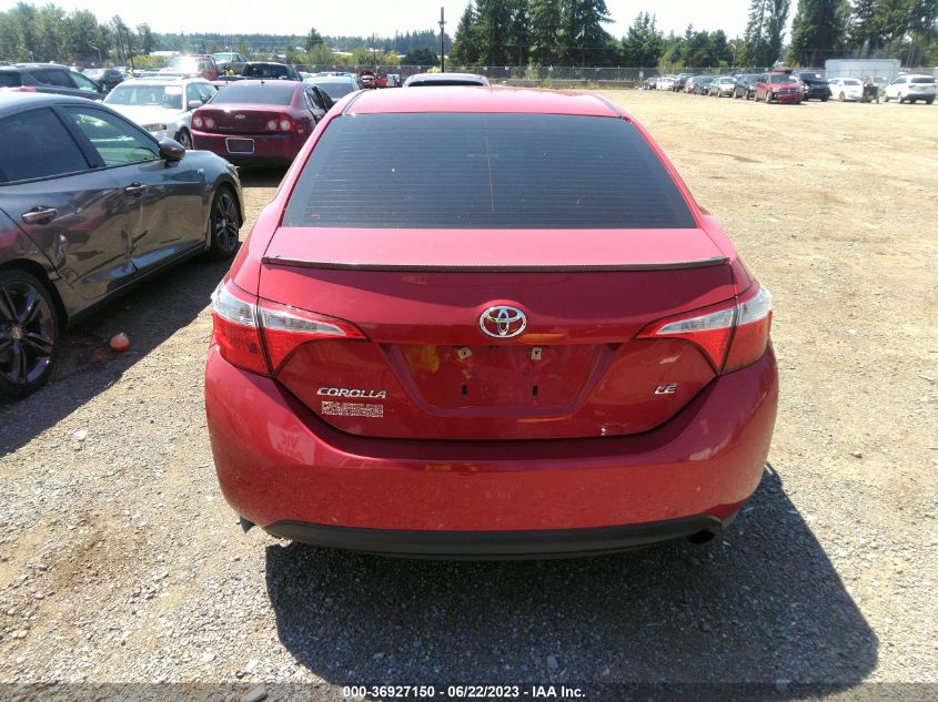 2016 TOYOTA COROLLA L/LE/S/S PLUS/LE PLUS - 2T1BURHE3GC692482