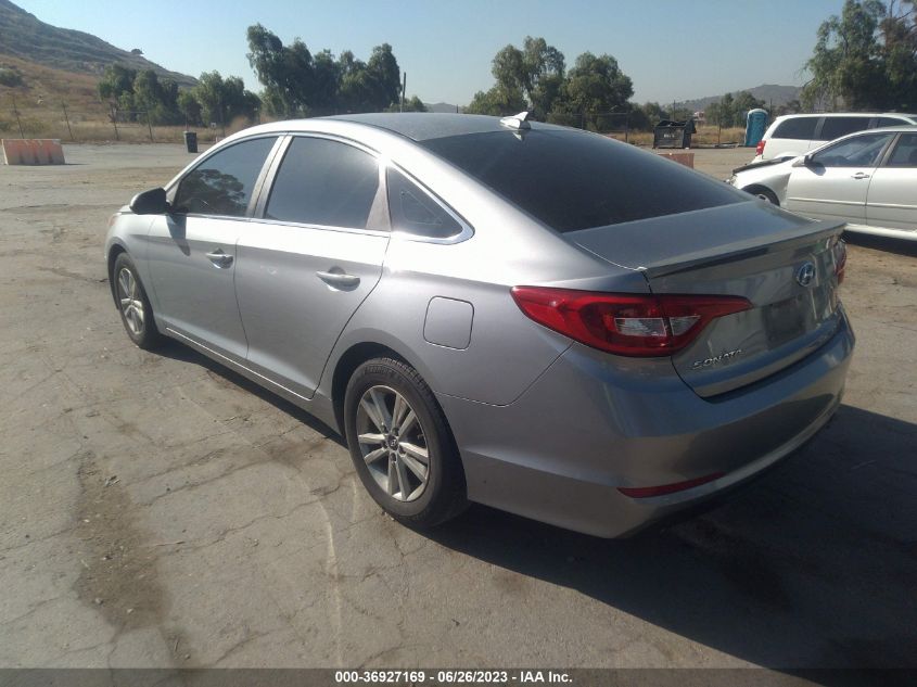 2015 HYUNDAI SONATA 2.4L SE - 5NPE24AF2FH074476