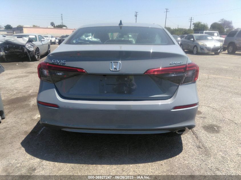 2022 HONDA CIVIC SEDAN SPORT - 2HGFE2F50NH551513