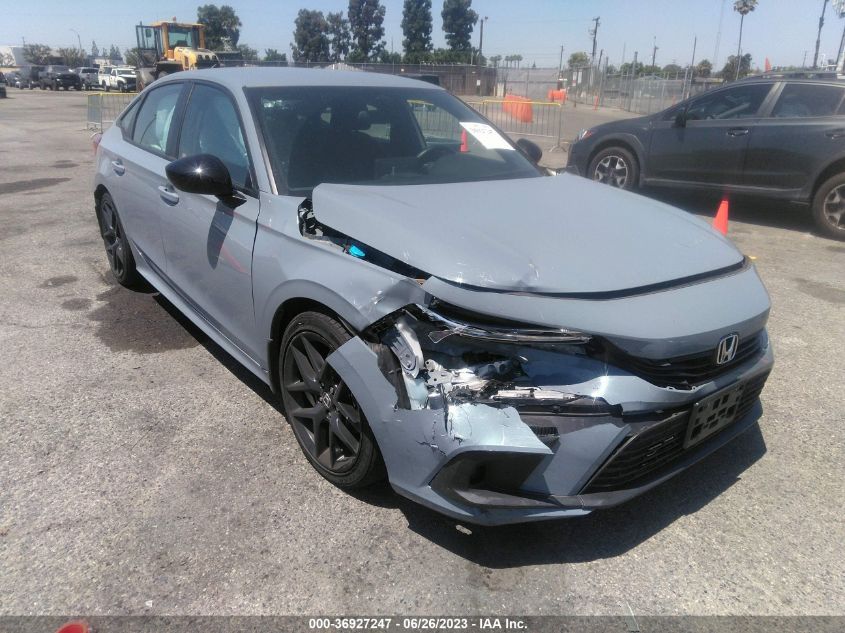 2022 HONDA CIVIC SEDAN SPORT - 2HGFE2F50NH551513