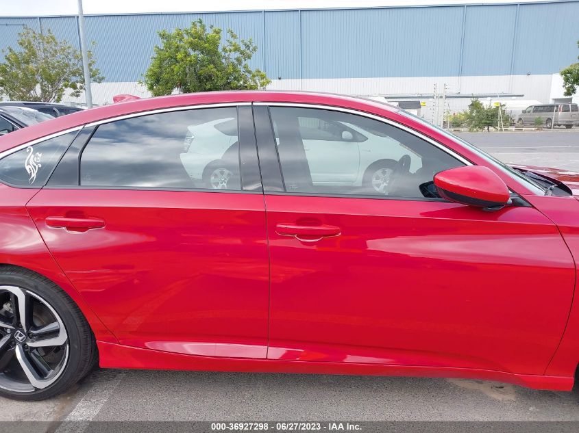 2020 HONDA ACCORD SEDAN SPORT - 1HGCV1F39LA050286