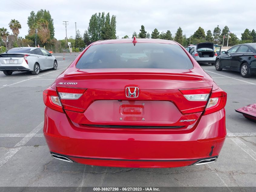 2020 HONDA ACCORD SEDAN SPORT - 1HGCV1F39LA050286