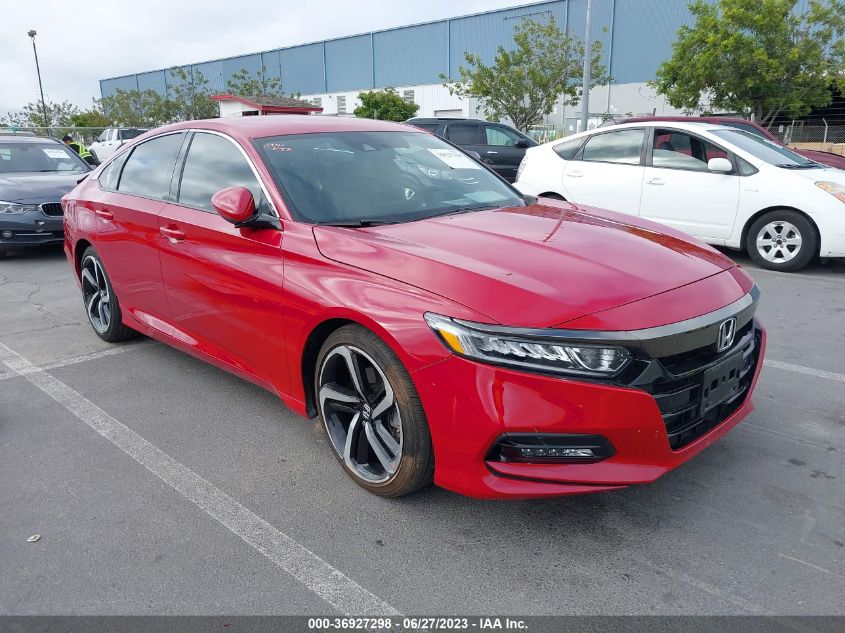 2020 HONDA ACCORD SEDAN SPORT - 1HGCV1F39LA050286