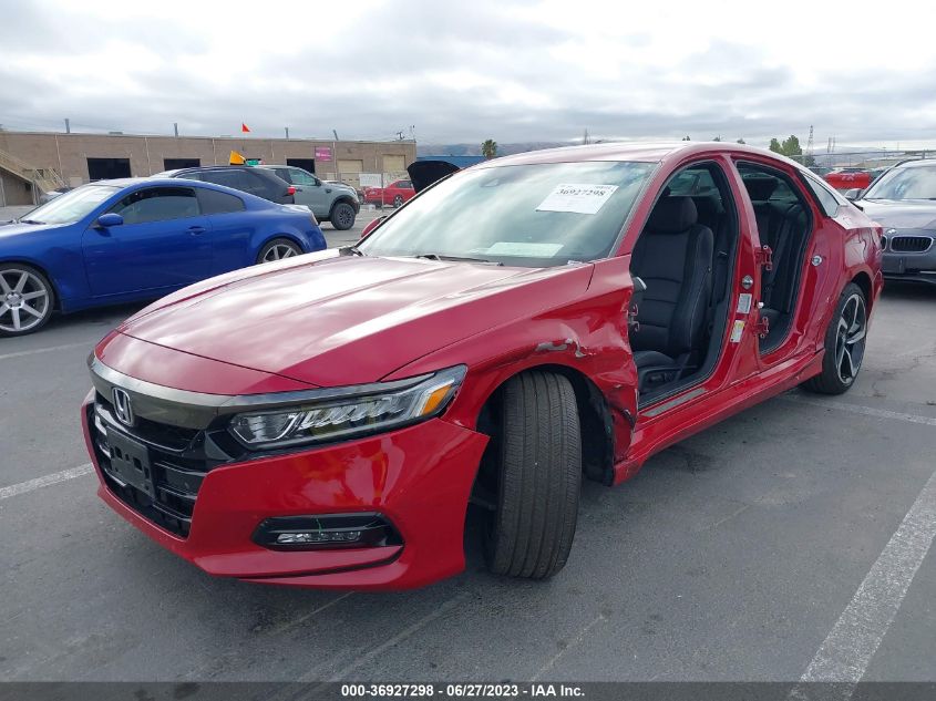 2020 HONDA ACCORD SEDAN SPORT - 1HGCV1F39LA050286