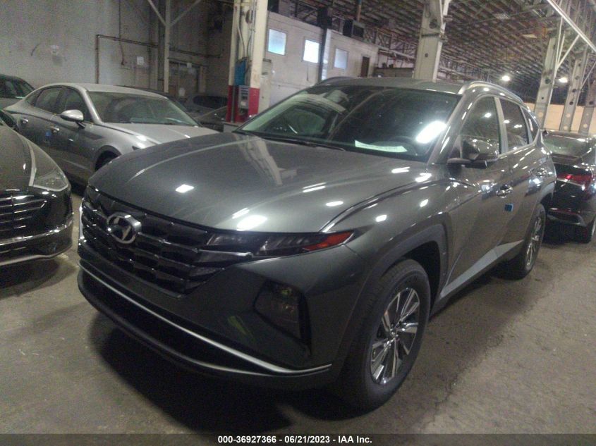 2023 HYUNDAI TUCSON HYBRID BLUE - KM8JBCA11PU132125