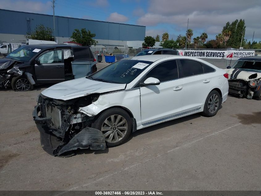 2017 HYUNDAI SONATA SPORT/LIMITED - 5NPE34AF1HH475002