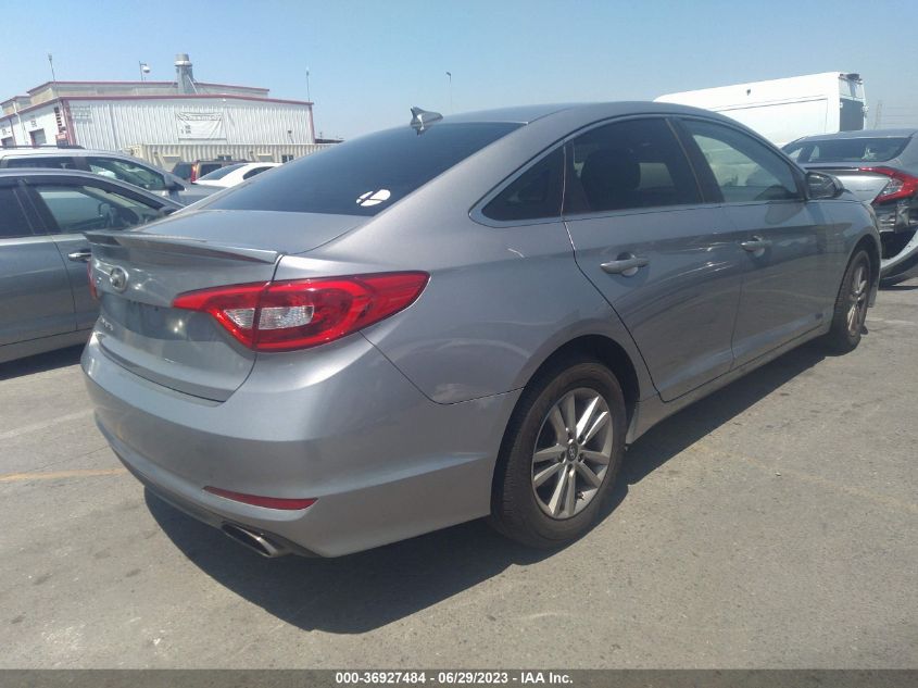 2015 HYUNDAI SONATA 2.4L SE - 5NPE24AF8FH185968