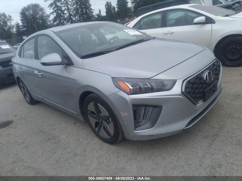 2022 HYUNDAI IONIQ HYBRID LIMITED - KMHC05LC9NU279203