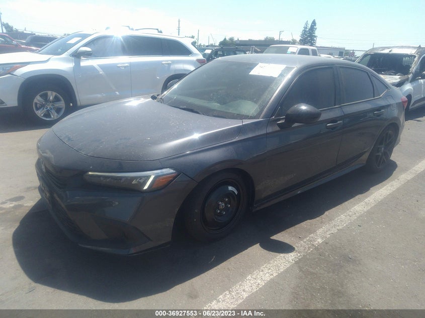 VIN 2HGFE2F58NH554353 2022 HONDA CIVIC SEDAN SPORT