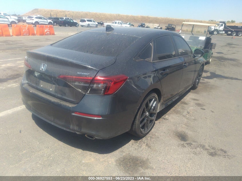 VIN 2HGFE2F58NH554353 2022 HONDA CIVIC SEDAN SPORT