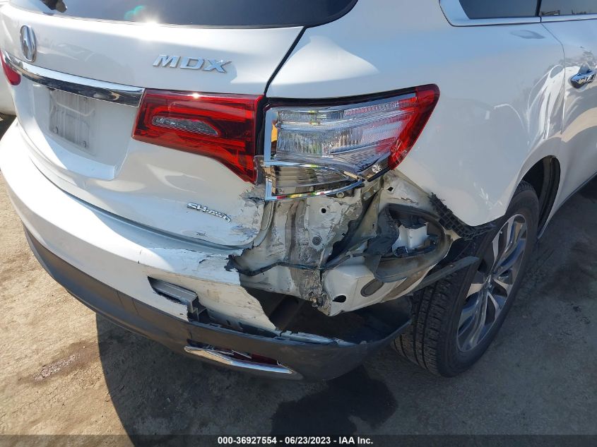 2016 ACURA MDX W/TECH/W/TECH - 5FRYD4H46GB034668