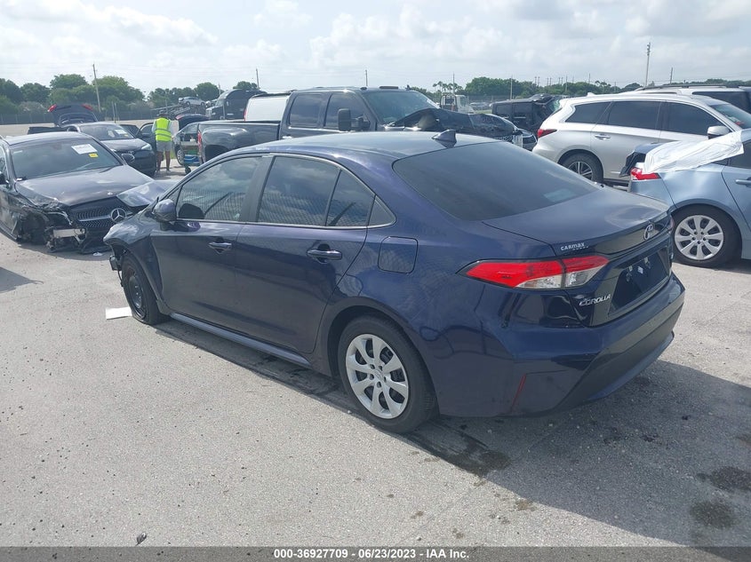 VIN 5YFEPMAE9MP195272 2021 TOYOTA COROLLA LE