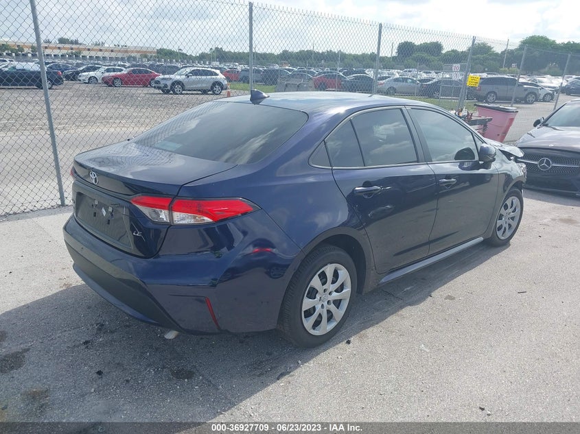 VIN 5YFEPMAE9MP195272 2021 TOYOTA COROLLA LE