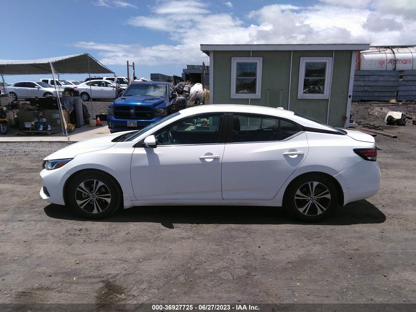 VIN 3N1AB8CV0MY262510 2021 NISSAN SENTRA SV