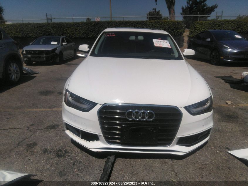 2015 AUDI A4 PREMIUM PLUS - WAUEFAFLXFN013424