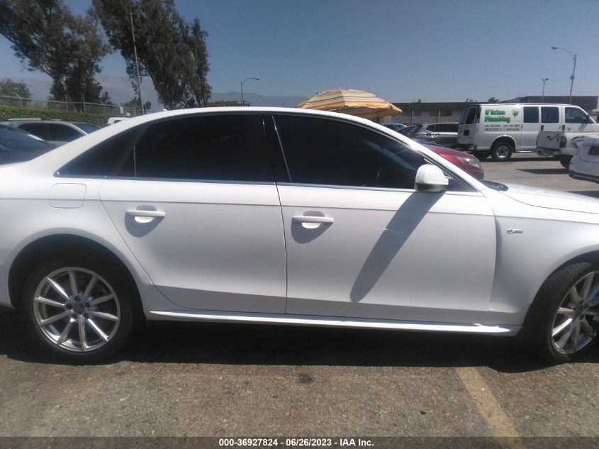 2015 AUDI A4 PREMIUM PLUS - WAUEFAFLXFN013424