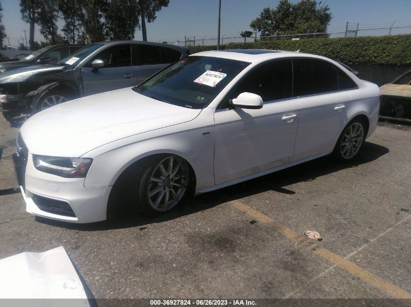 2015 AUDI A4 PREMIUM PLUS - WAUEFAFLXFN013424