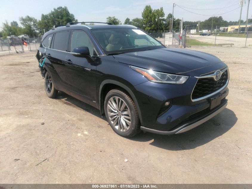 2021 TOYOTA HIGHLANDER HYBRID PLATINUM - 5TDEBRCH5MS016283