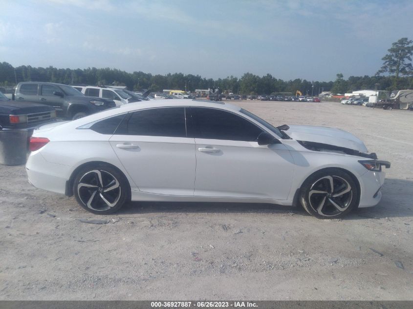 2021 HONDA ACCORD SEDAN SPORT - 1HGCV2F34MA005098