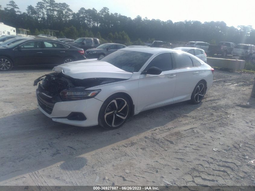 2021 HONDA ACCORD SEDAN SPORT - 1HGCV2F34MA005098