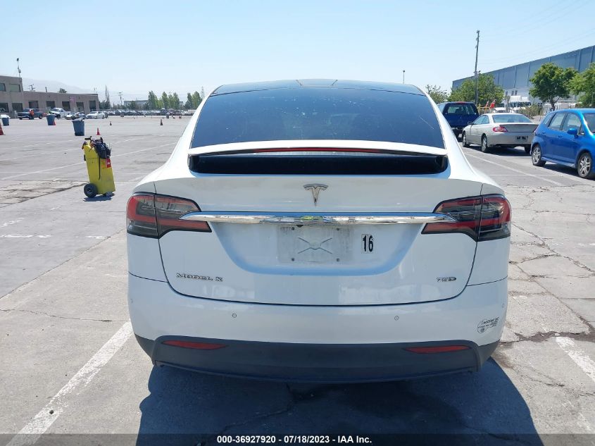 2016 TESLA MODEL X - 5YJXCDE27GF026646