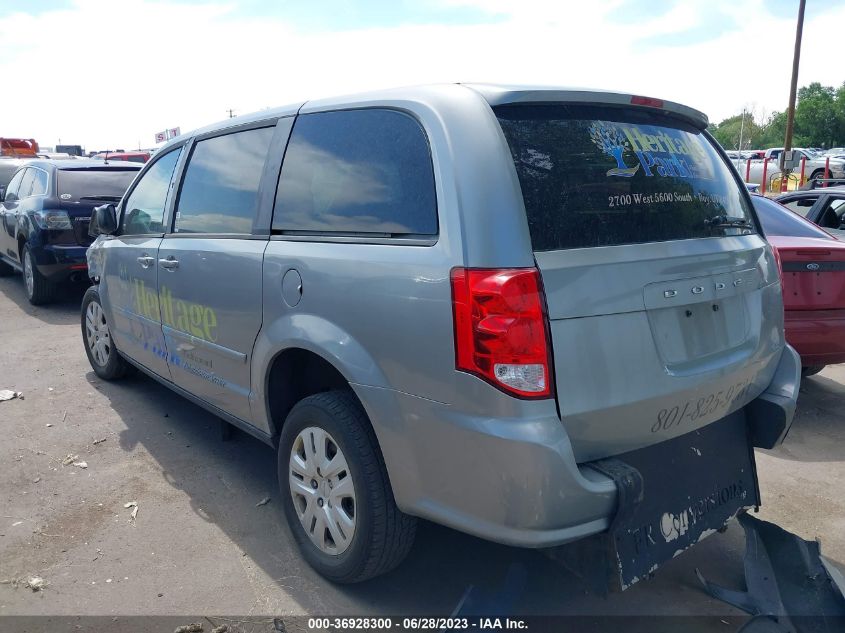 2014 DODGE GRAND CARAVAN SE - 2C4RDGBG9ER378216