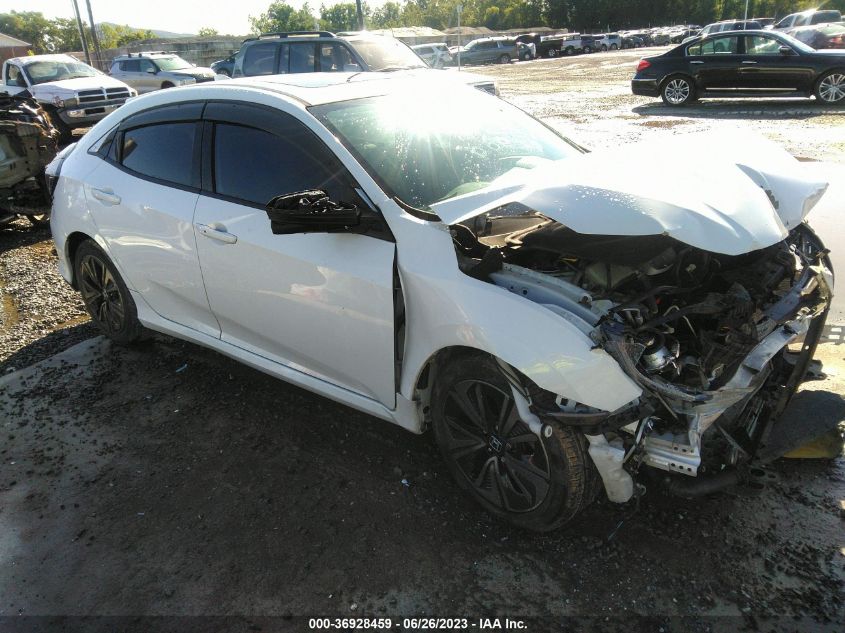 2017 HONDA CIVIC HATCHBACK EX-L NAVI - SHHFK7H78HU207312