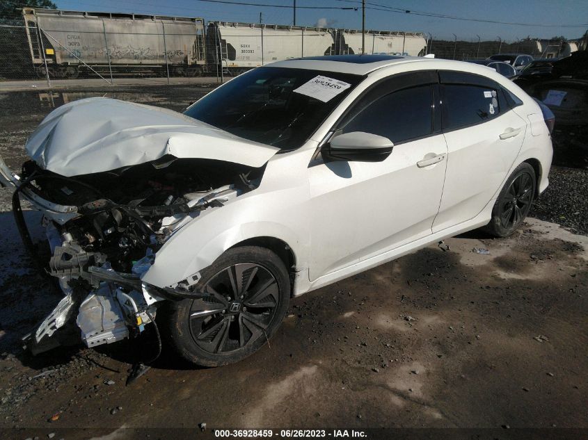 2017 HONDA CIVIC HATCHBACK EX-L NAVI - SHHFK7H78HU207312