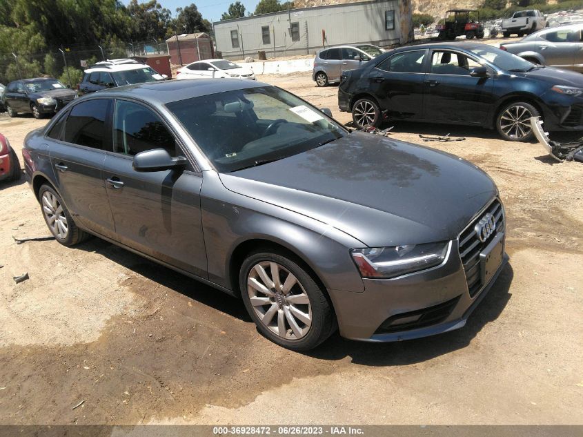 2014 AUDI A4 PREMIUM - WAUAFAFL6EN021663