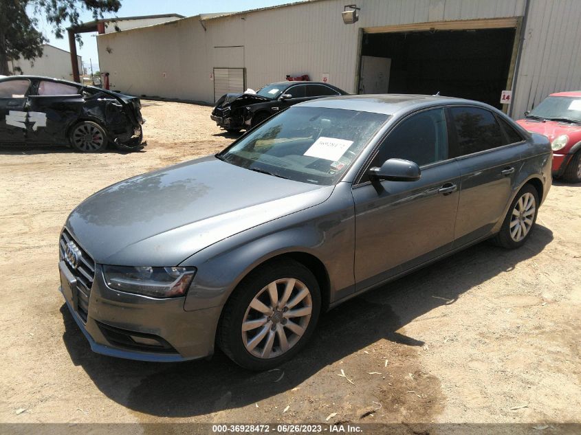 2014 AUDI A4 PREMIUM - WAUAFAFL6EN021663