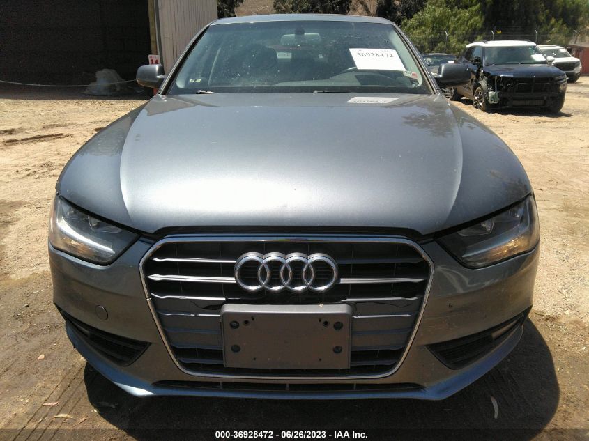 2014 AUDI A4 PREMIUM - WAUAFAFL6EN021663