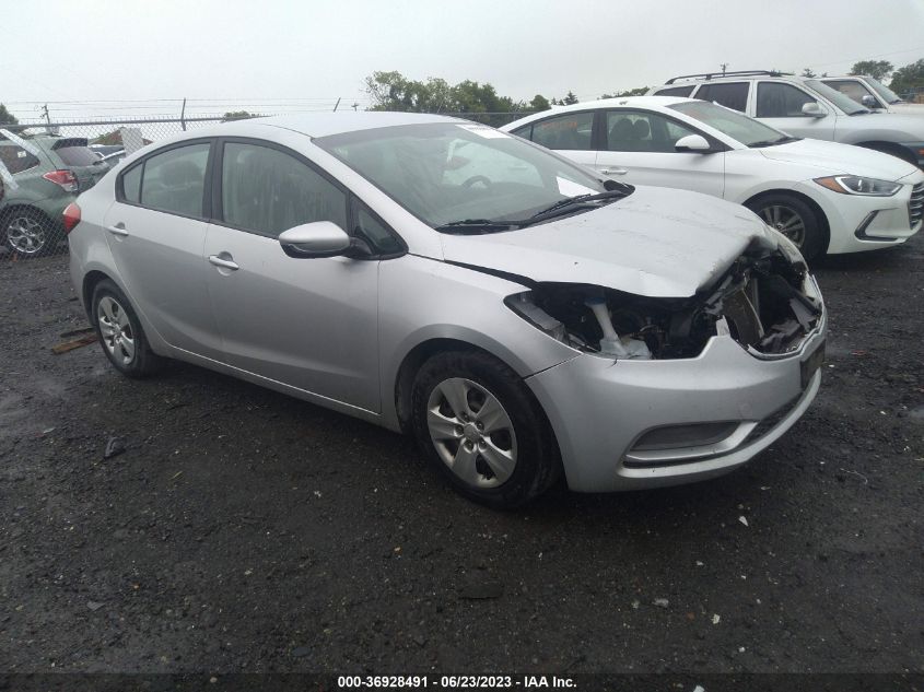 2015 KIA FORTE LX - KNAFK4A60F5372929