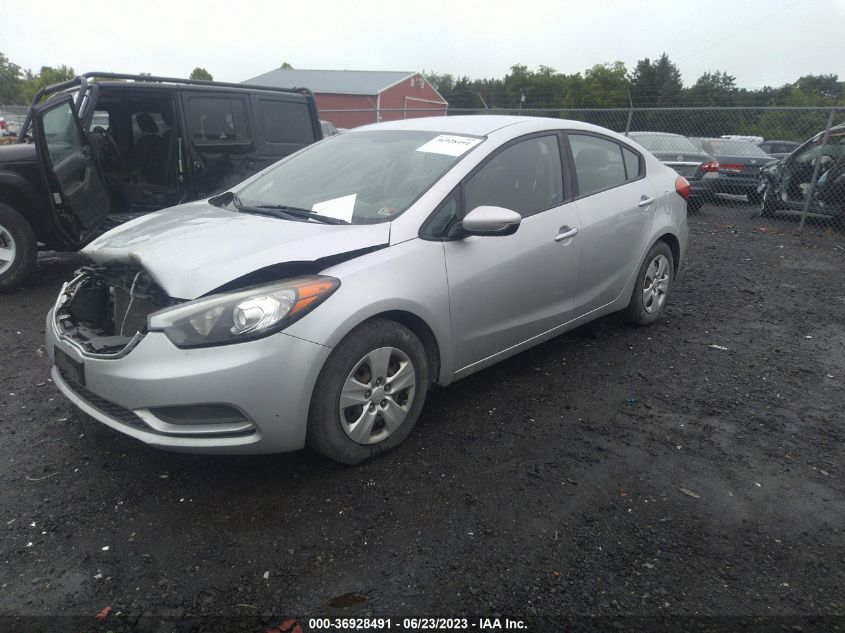 2015 KIA FORTE LX - KNAFK4A60F5372929