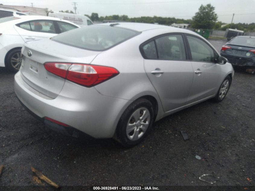 2015 KIA FORTE LX - KNAFK4A60F5372929