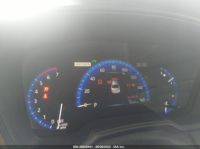 VIN JTDEAMDE5MJ028084 2021 TOYOTA COROLLA HYBRID LE