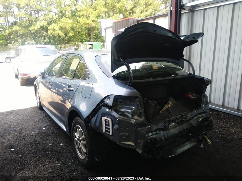 VIN JTDEAMDE5MJ028084 2021 TOYOTA COROLLA HYBRID LE
